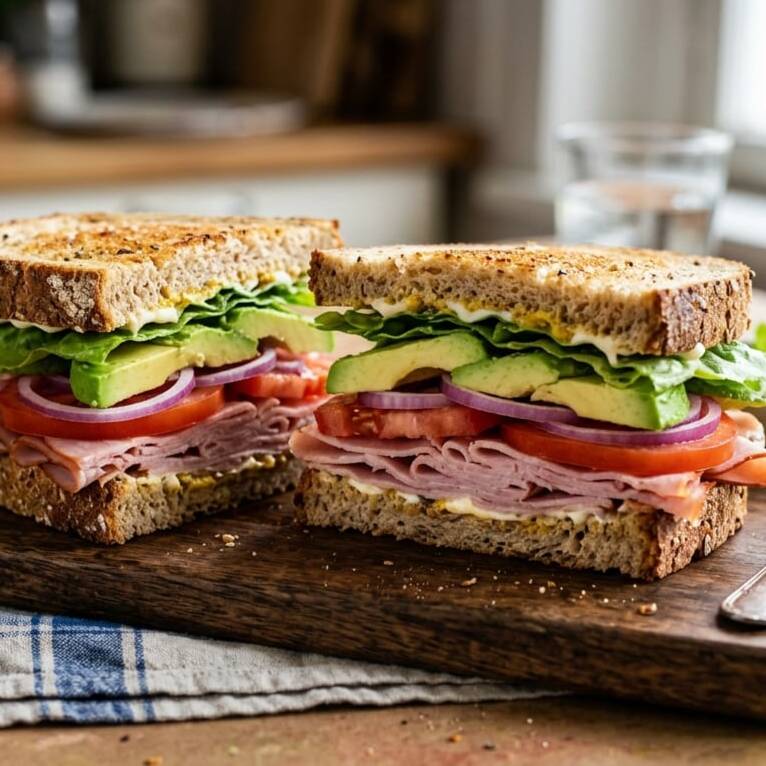 sandwich queso de puerco