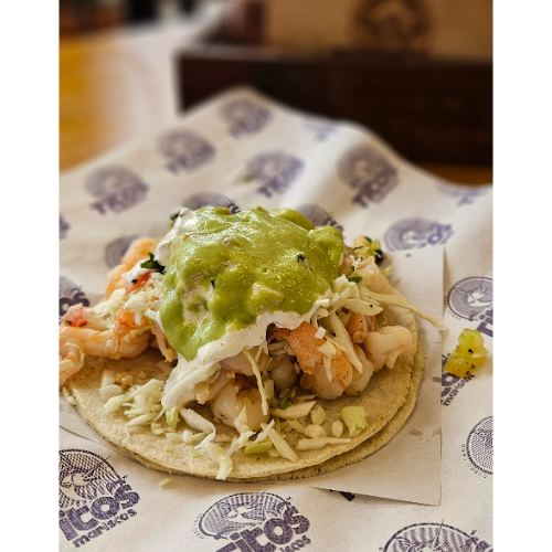 Taco de Camarón sin Capear