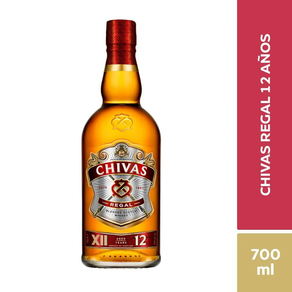 Whisky Chivas 12 años x 700 ml