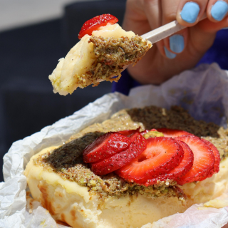 Tarta vasca estilo DUBAI