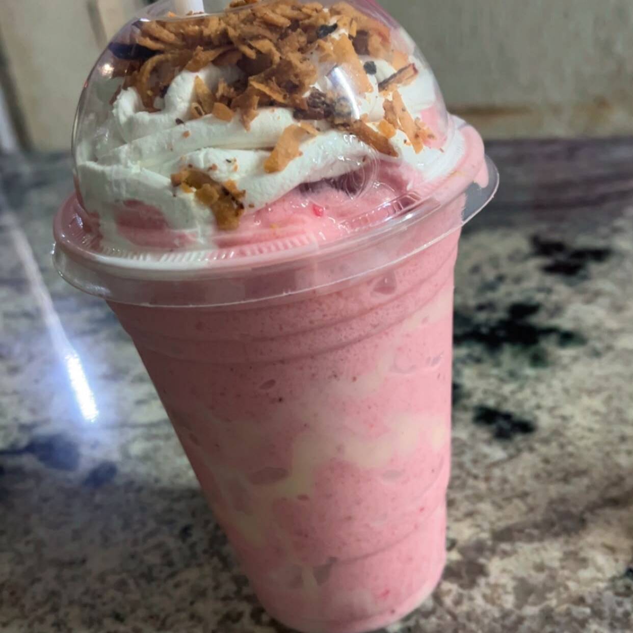 Frappé de Fresas con Crema