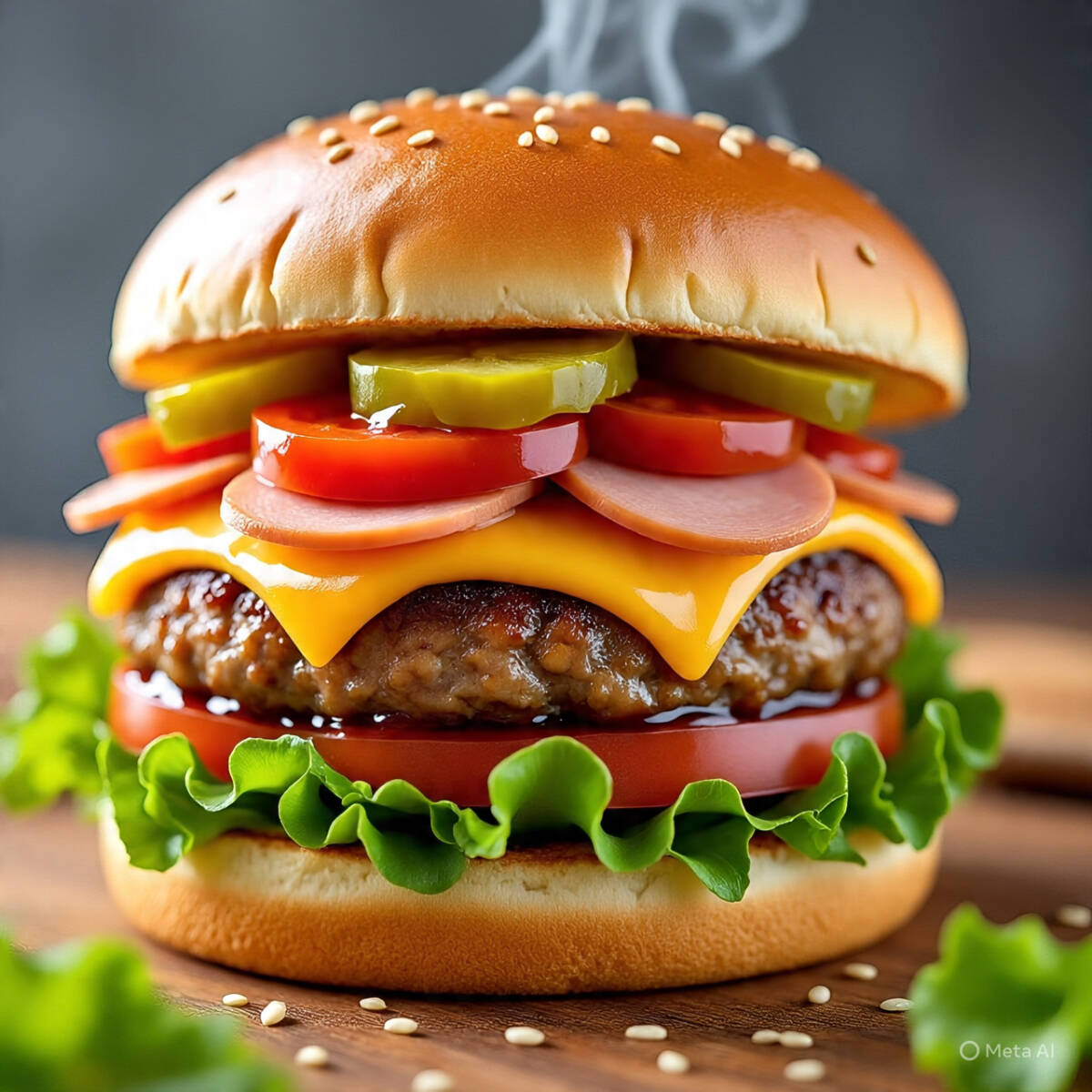 Hamburguesa Hawaiana Sencilla