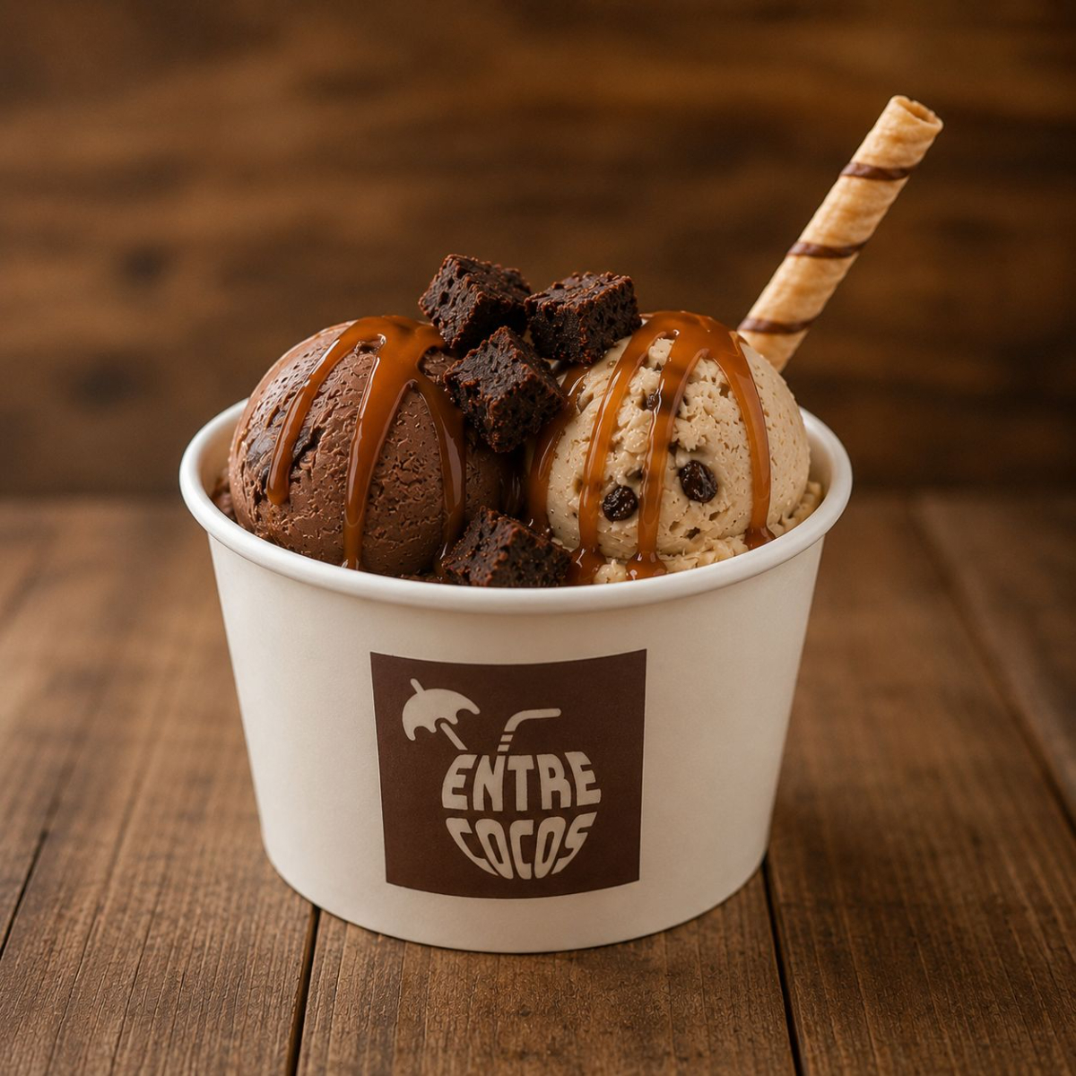 Vaso Doble de Helado