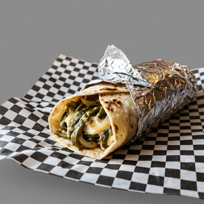 BURRITO DE RAJAS CON QUESO