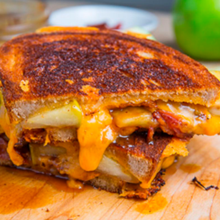 Caramel Apple Grilled Cheese
