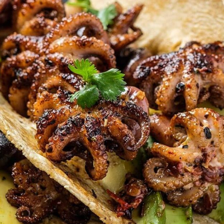 Taco Gobernador de Pulpo