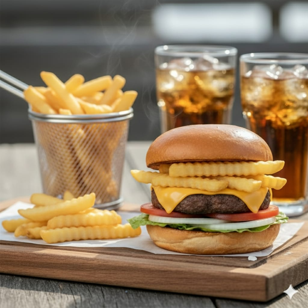 Combo Hamburguesa Fusión