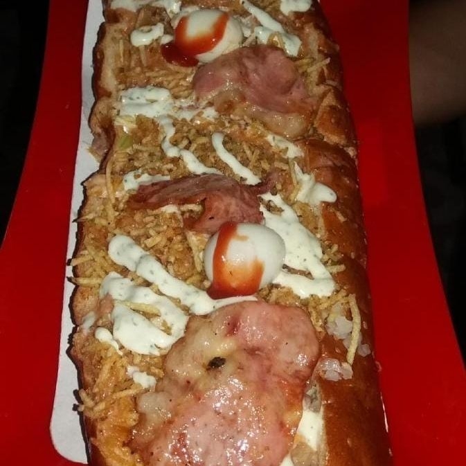Perro Transmilenio 60cm Para Dos X2 Papa X Bebid