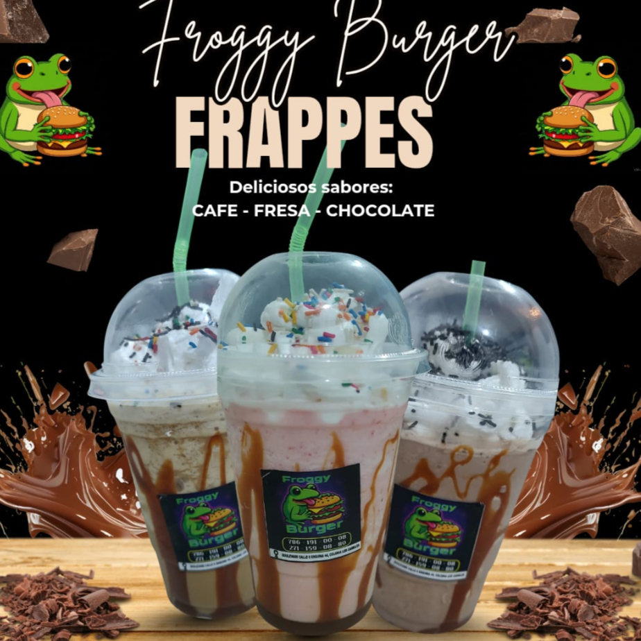 Frappé Sabor Chocolate 🍫 🐸 😋