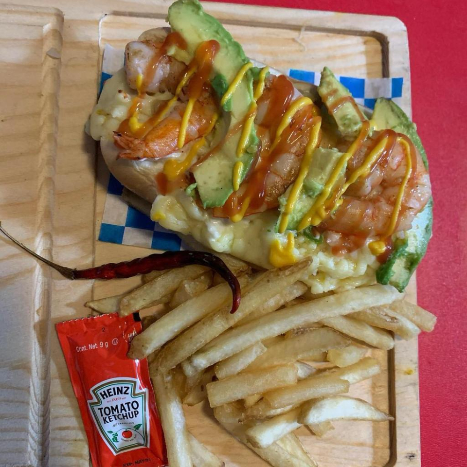 Hot Dog de Camarón