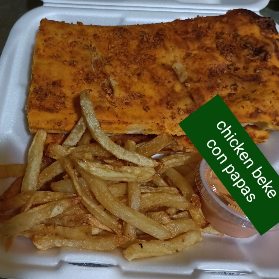 CHICKEN BAKE + PAPAS