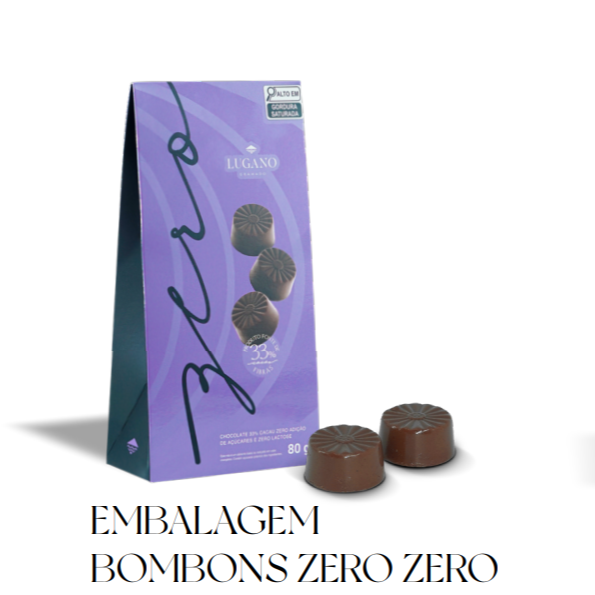 Bombons zero açucar e zero lactose 80g
