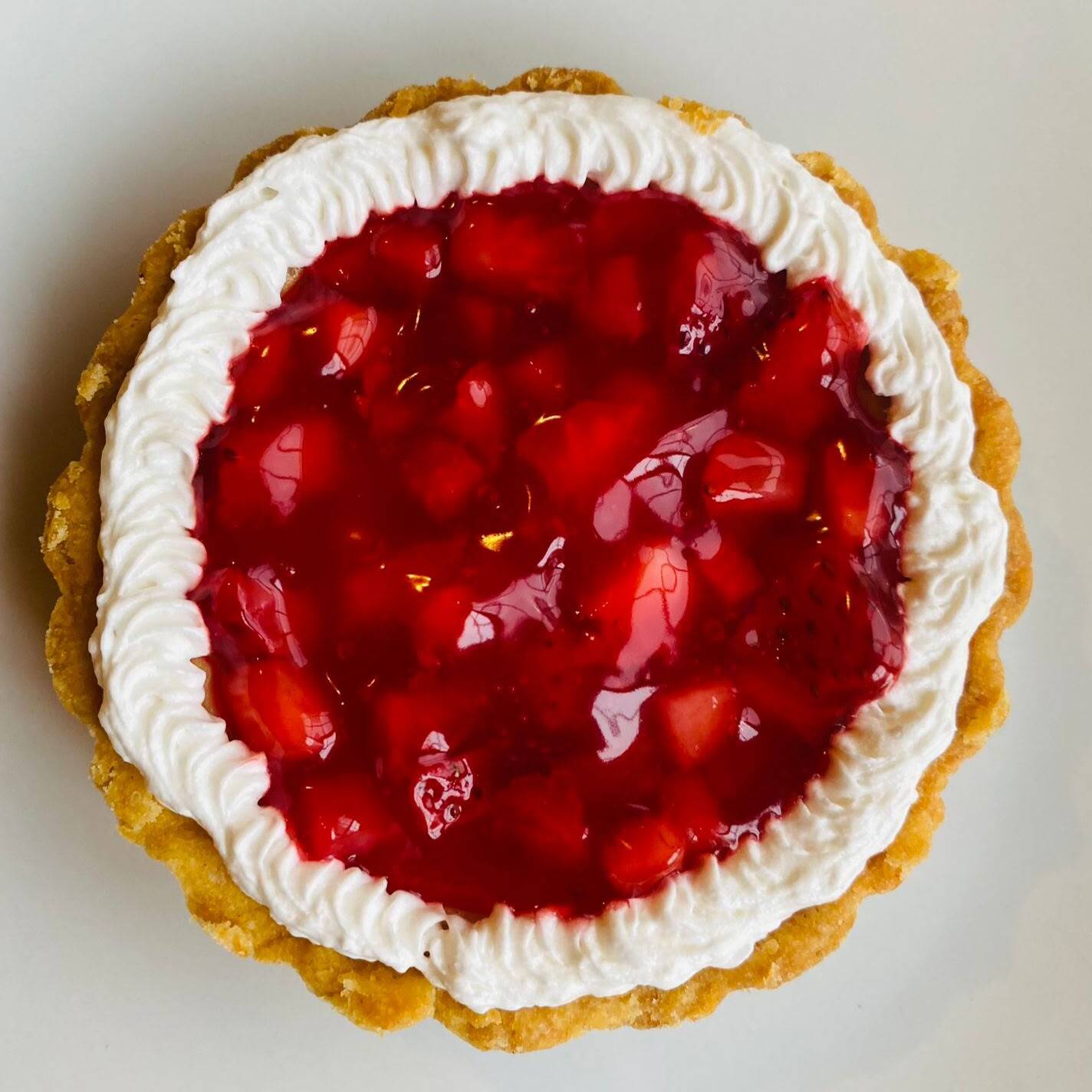 Pay de Queso con Fresas