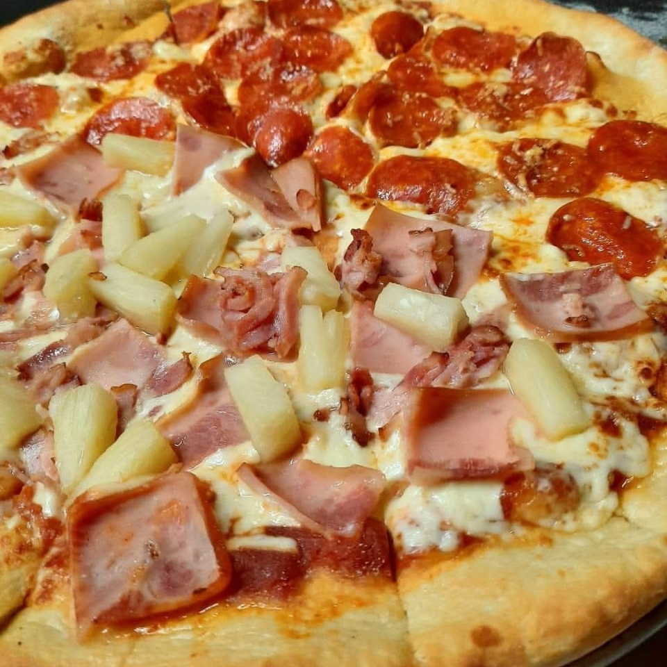 Pizza Pep/Haw (Mitades)