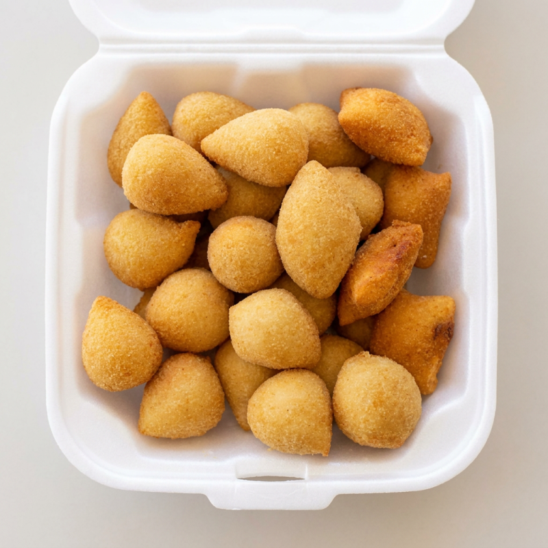 Delicie-se com o sabor irresistível de 25 salgados fritos. Escolha o seu preferido das opções disponíveis e saboreie a incrível combinação de textura crocante e recheio suculento. E estamos confiantes de que você vai se apaixonar!