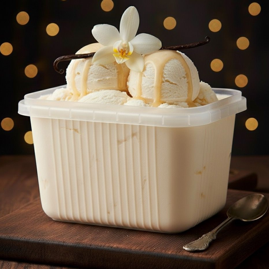 PROMOÇÃO!!!! Sorvete Cremoso e delicado, com o sabor puro da verdadeira baunilha.