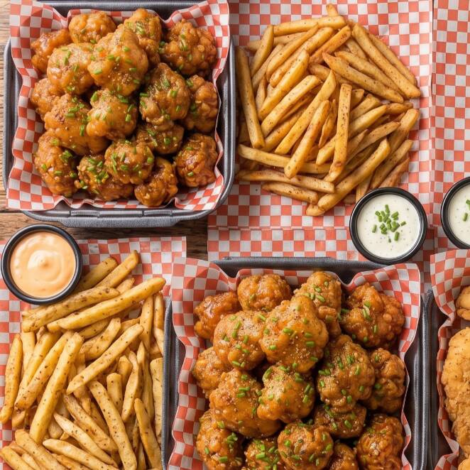 MEGA COMBO "🐽🐷" (20 ALITAS+440 GR BONELESS+PP)