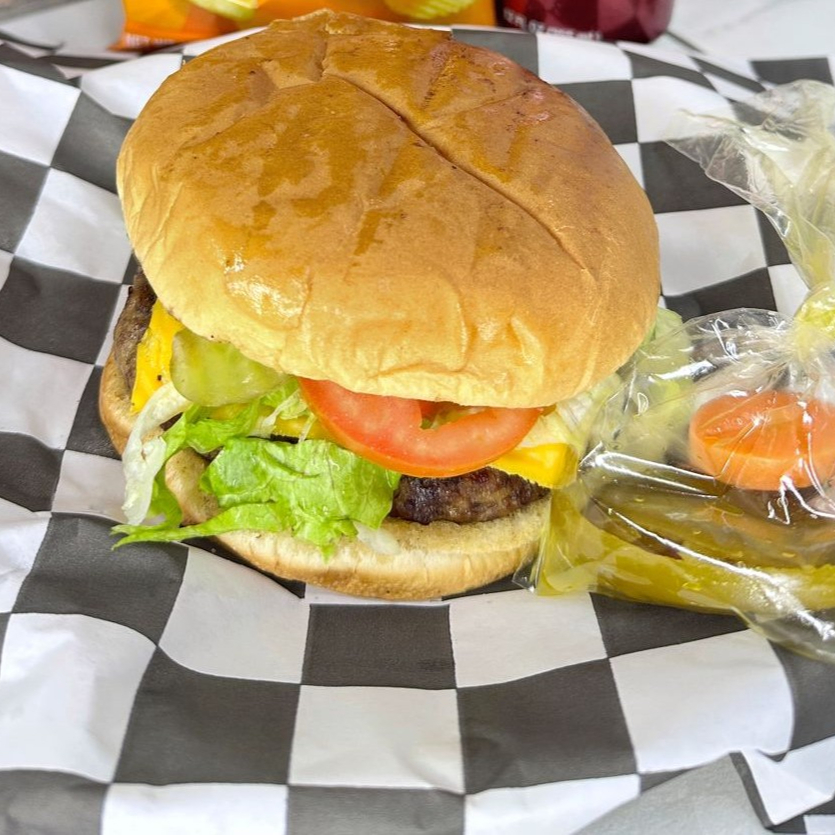 Hamburguesa con Polaca