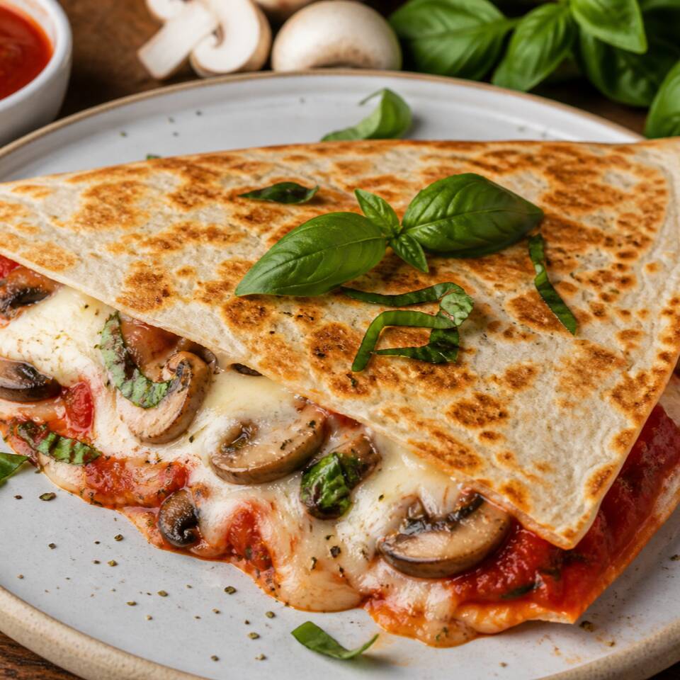 Quesadilla Italiana con Papas
