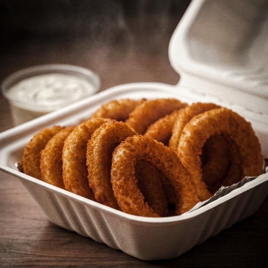 Aros de Cebolla más Aderezo Ranch