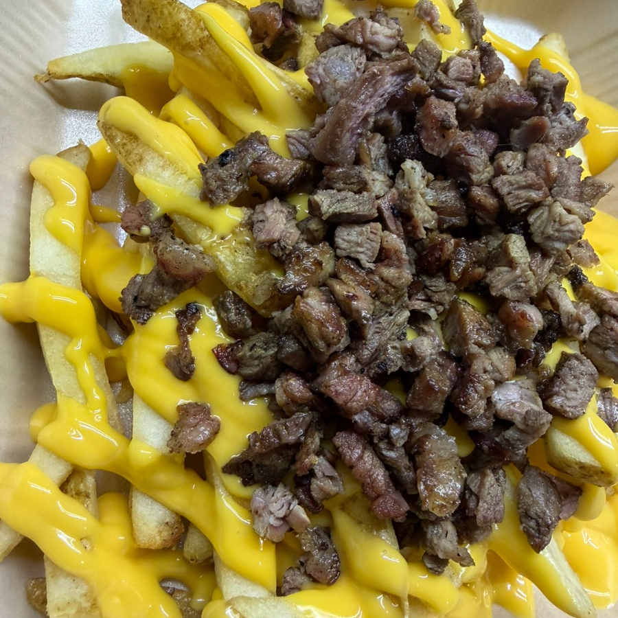 PAPAS FRITAS CON QUESO