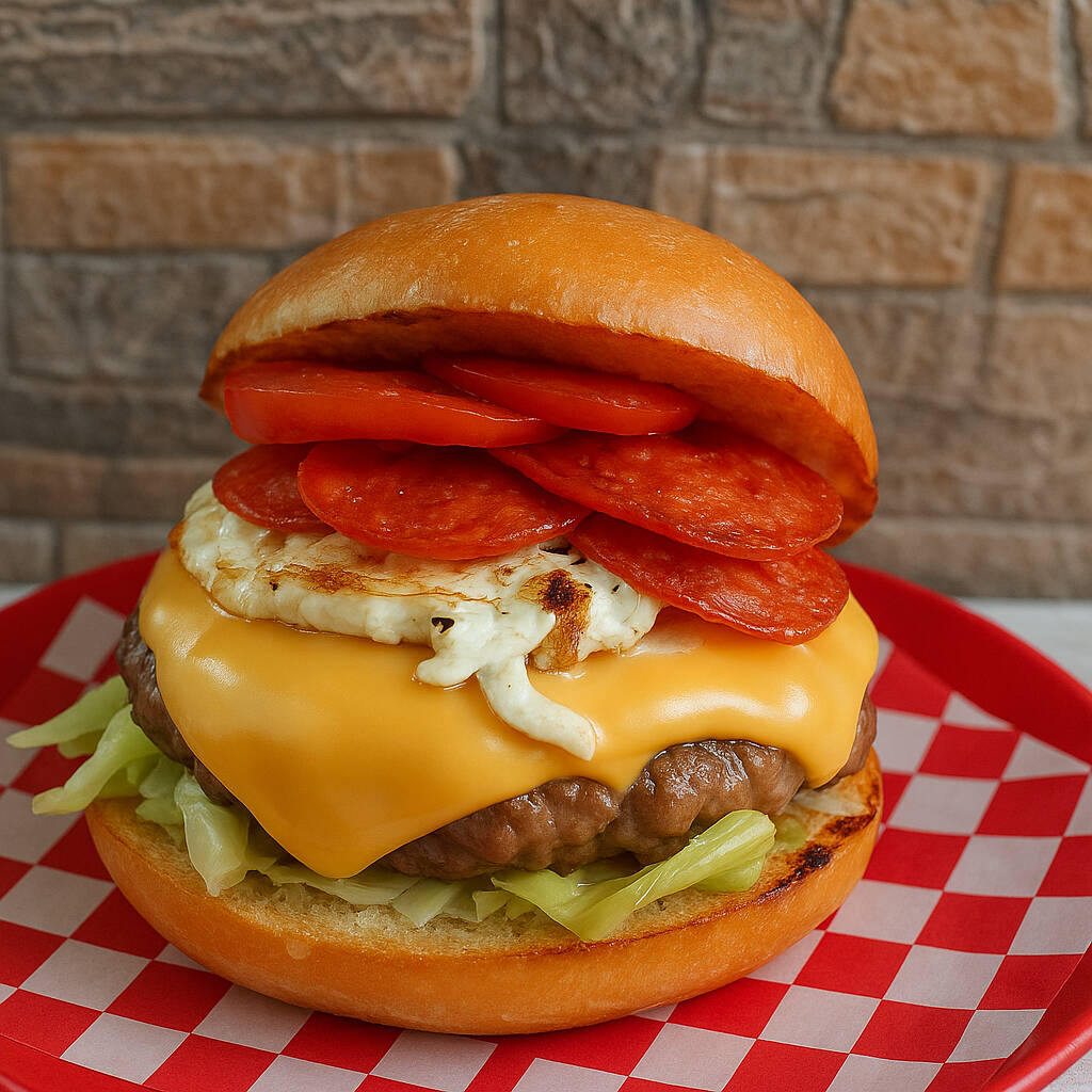 Hamburguesa Pepperoni