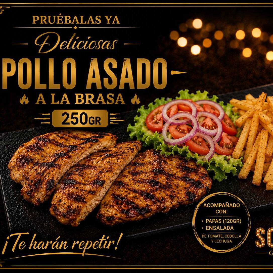 Filete de pollo a las brasas