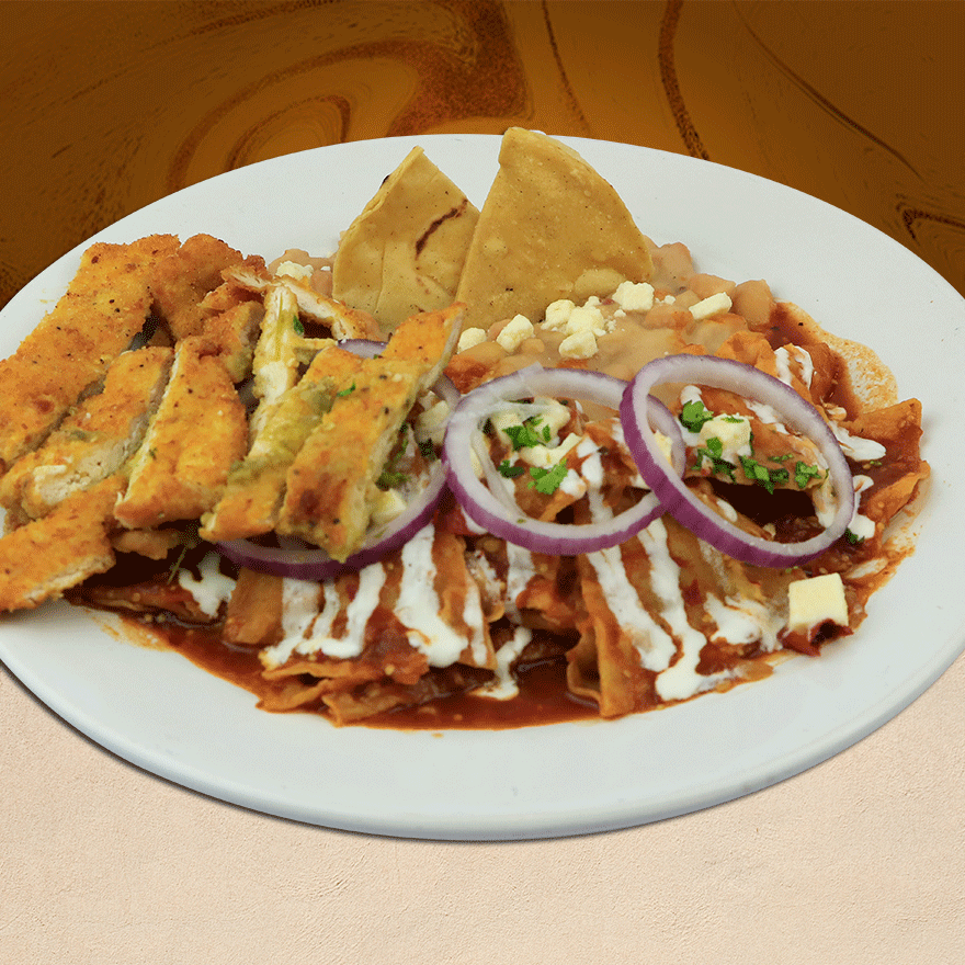 Chilaquiles con Milanesa C
