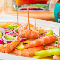 Camarones para picar