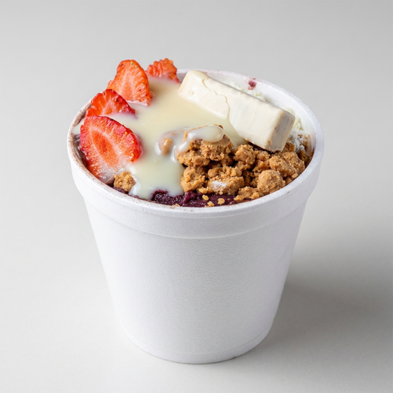 Açaí cremoso, e com muito adicionais a sua escolha.
Não enviamos nem um item separado, caso desejar adicionais extra no final do cardápio esta disponível.