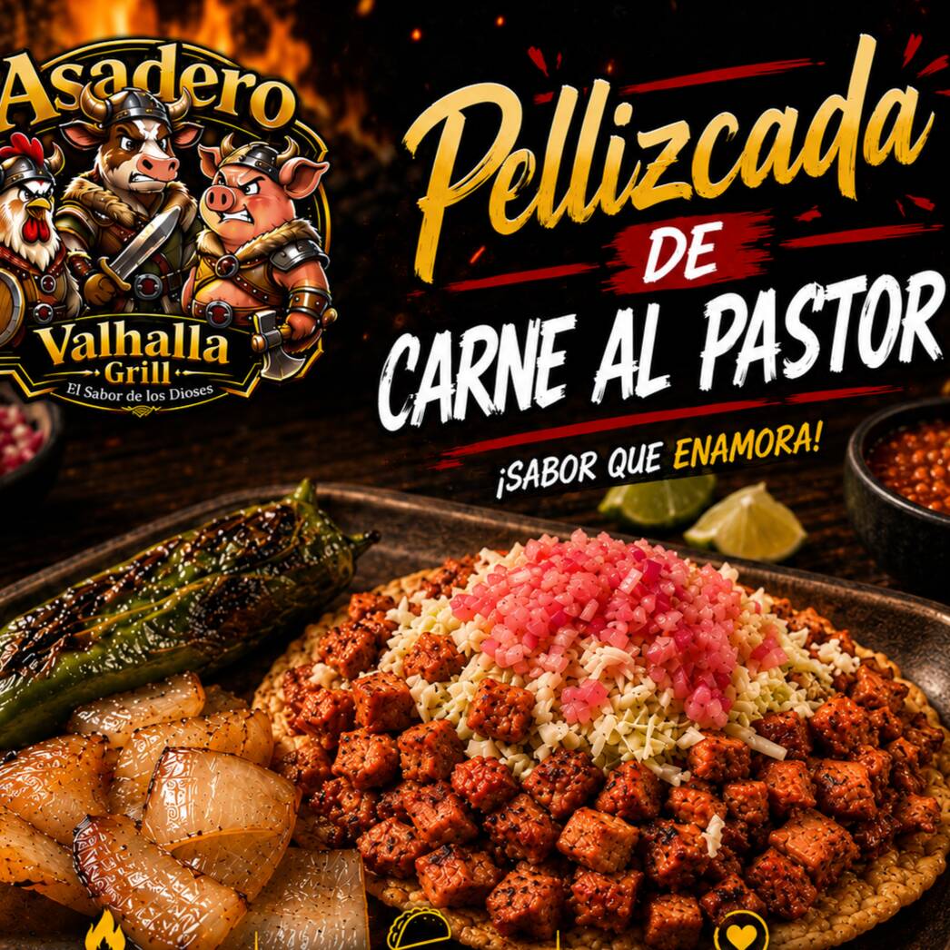 PELLIZCADA CARNE AL PASTOR