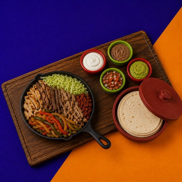 FAJITA LA MERA HIJOLE (PARA DOS)
