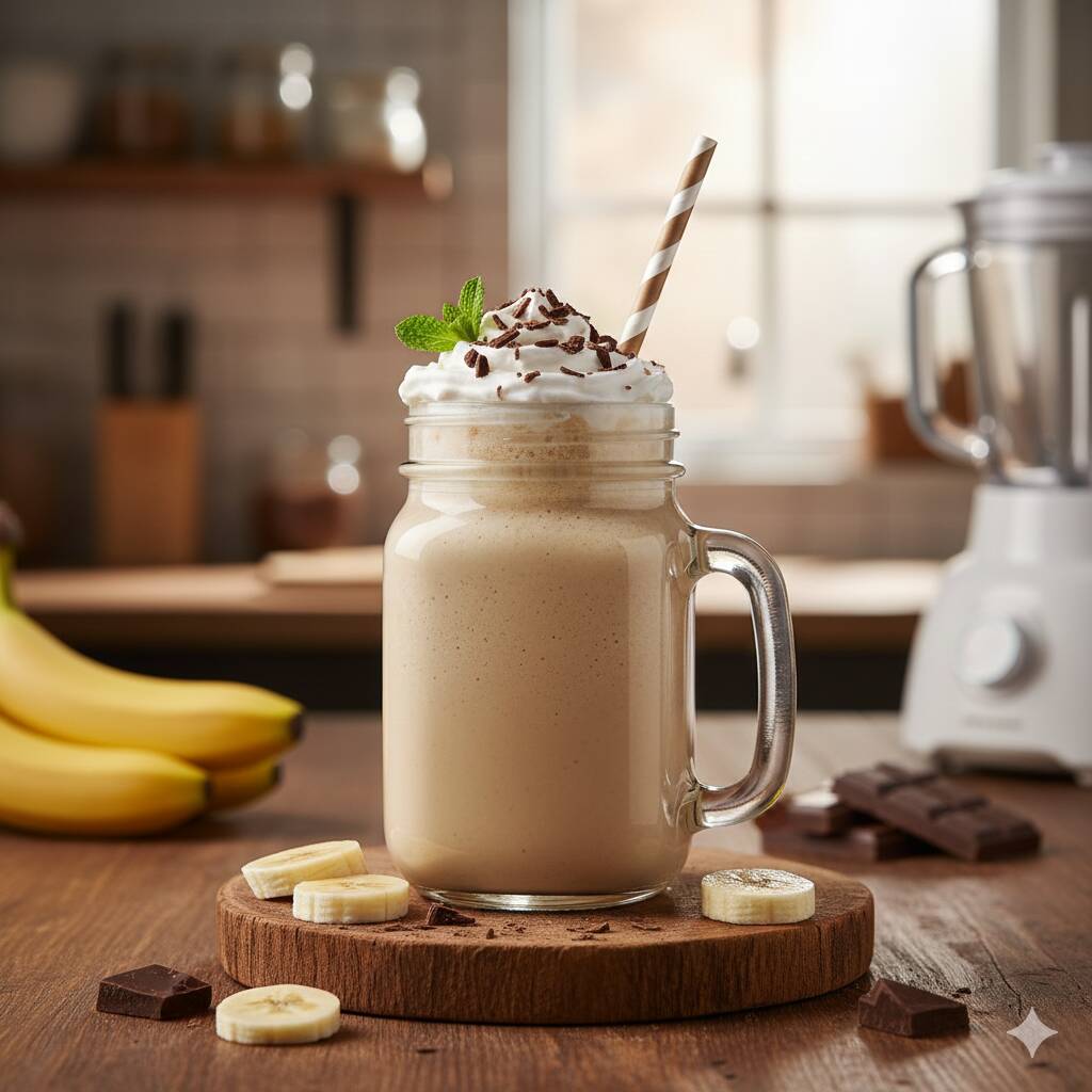 Licuado de Banana y Chocomilk