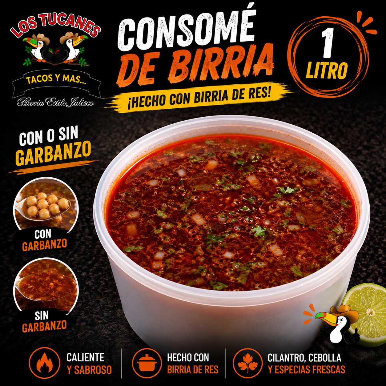 1 Litro de Consomé
