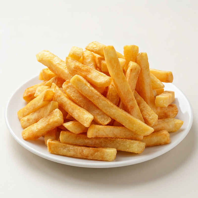Batata em palito.