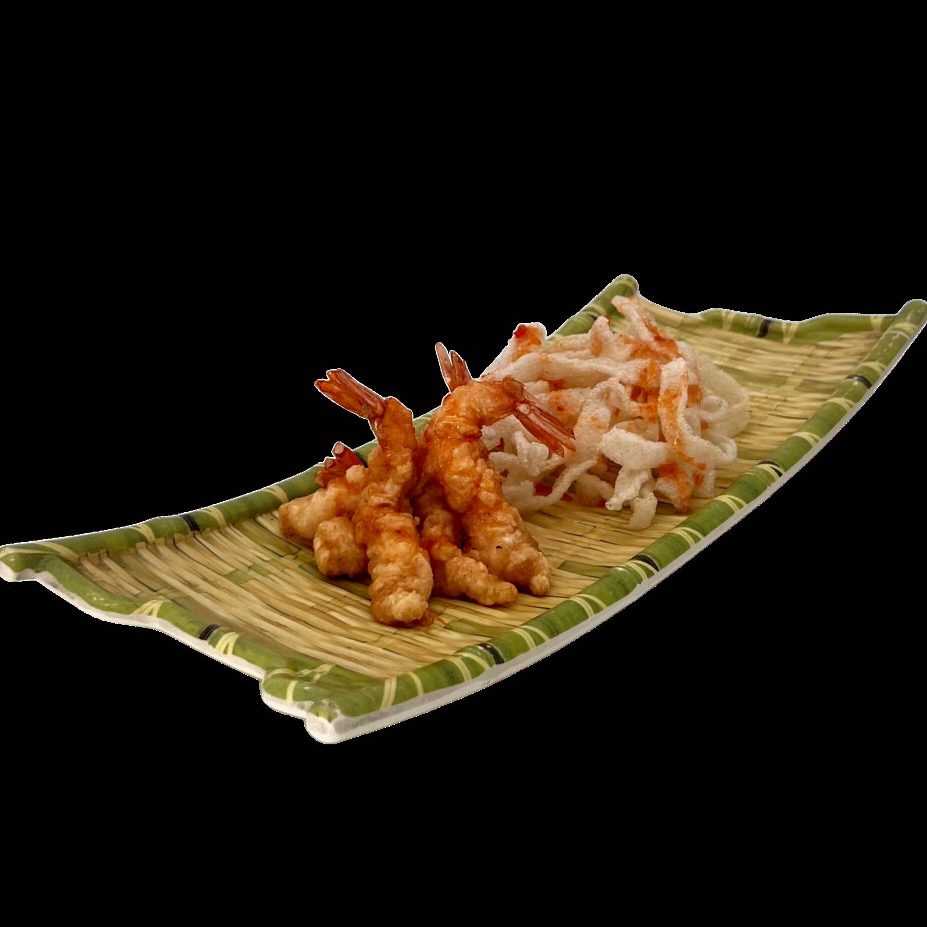 Ebi Tempura con Salsa Tai