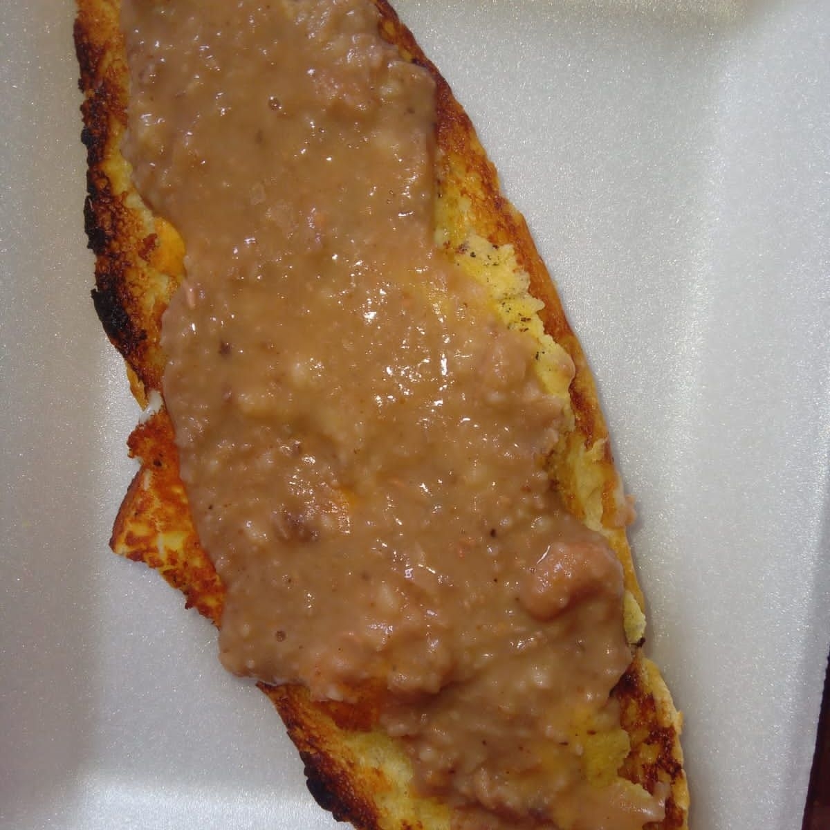 Mollete Queso Derretido con Frijoles