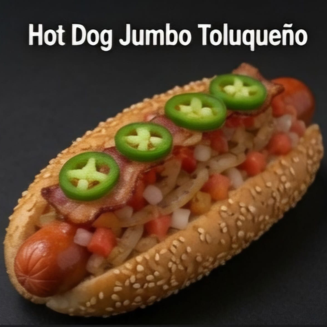 Hot Dog Jumbo Toluqueño