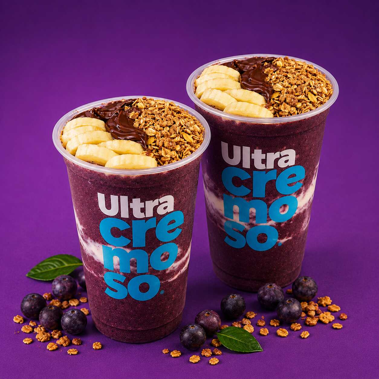 Mais sabor para compartilhar! Dois copos de 500 ml do nosso açaí cremoso, preparados com a textura perfeita e o sabor que conquista a cada colherada. Ideal para dividir com quem você gosta ou aproveitar em dobro, oferecendo uma combinação irresistível de qualidade, cremosidade e excelente custo-benefício.
Personalize seu açaí escolhendo até 3 adicionais gratuitos.
Observação: Todos os complementos são enviados dentro do copo. Não é possível enviá-los separados.