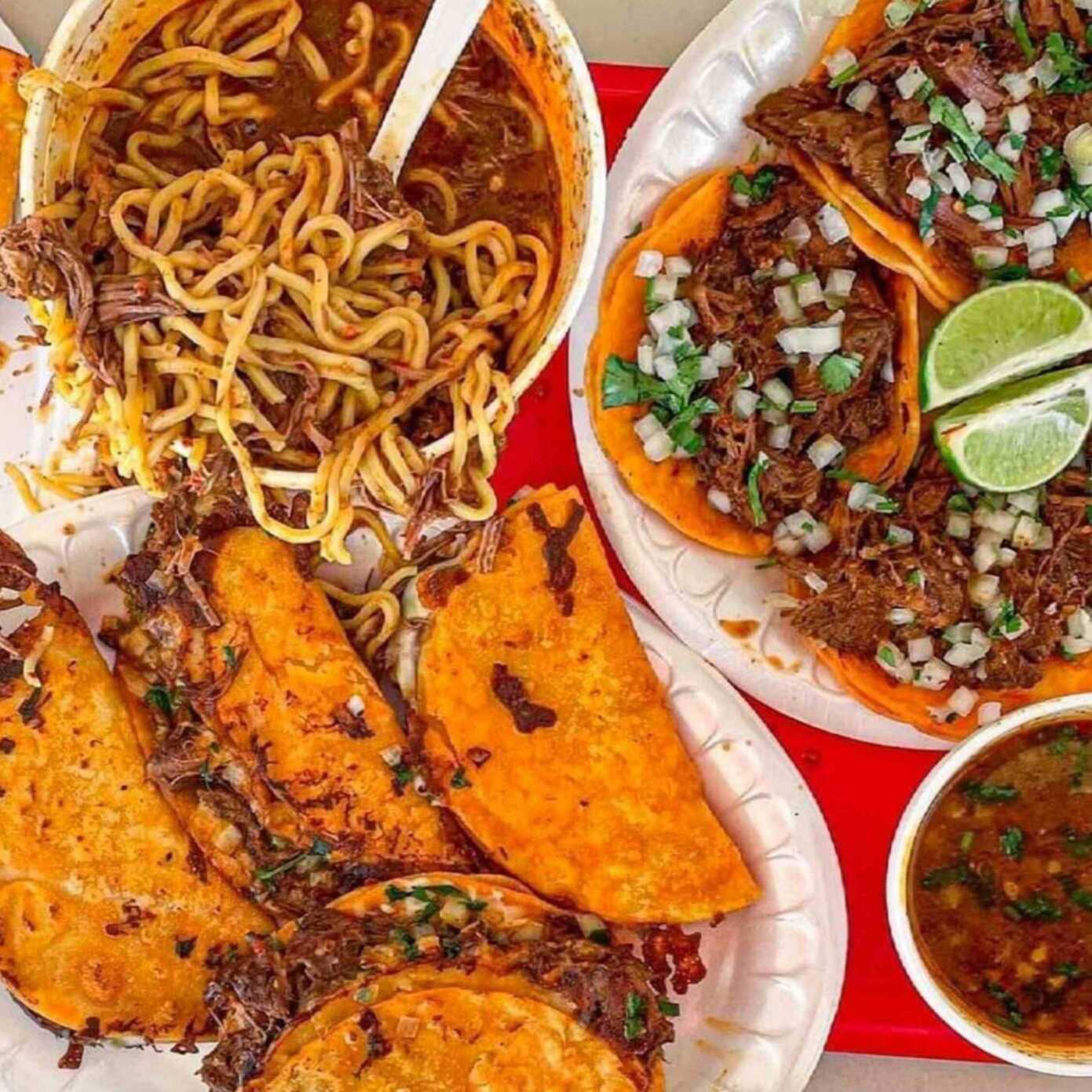 🐂 🐂 Maruchan Birria + 2 Tacos Birria + Refresco