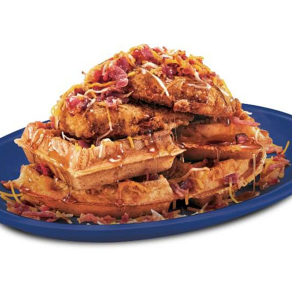 Chicken & Bacon Cheddar Waffle