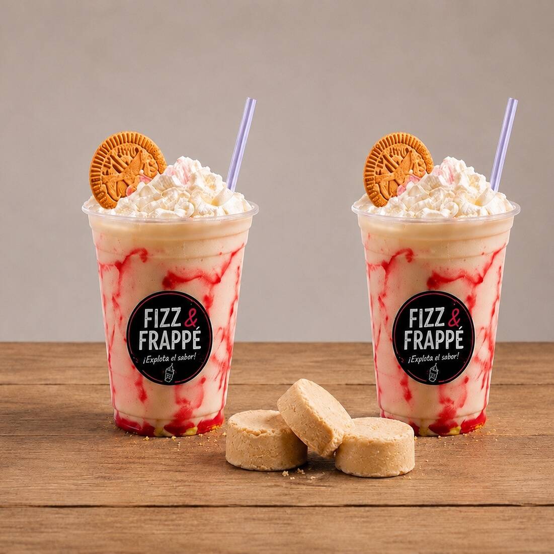 2 Frappé Mazapán Medianos