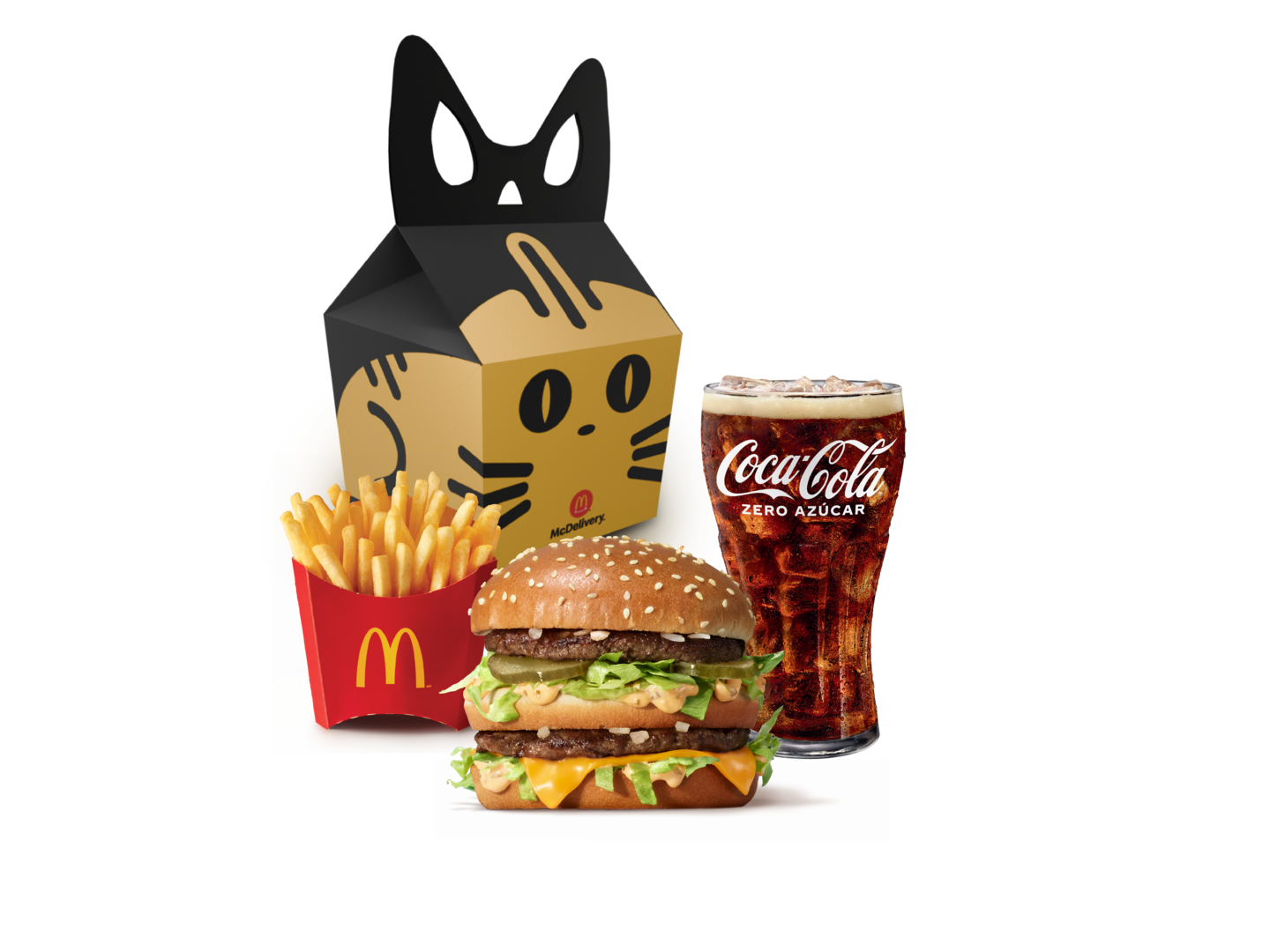 McCombo® Big Mac®y una (1) Kitty Box