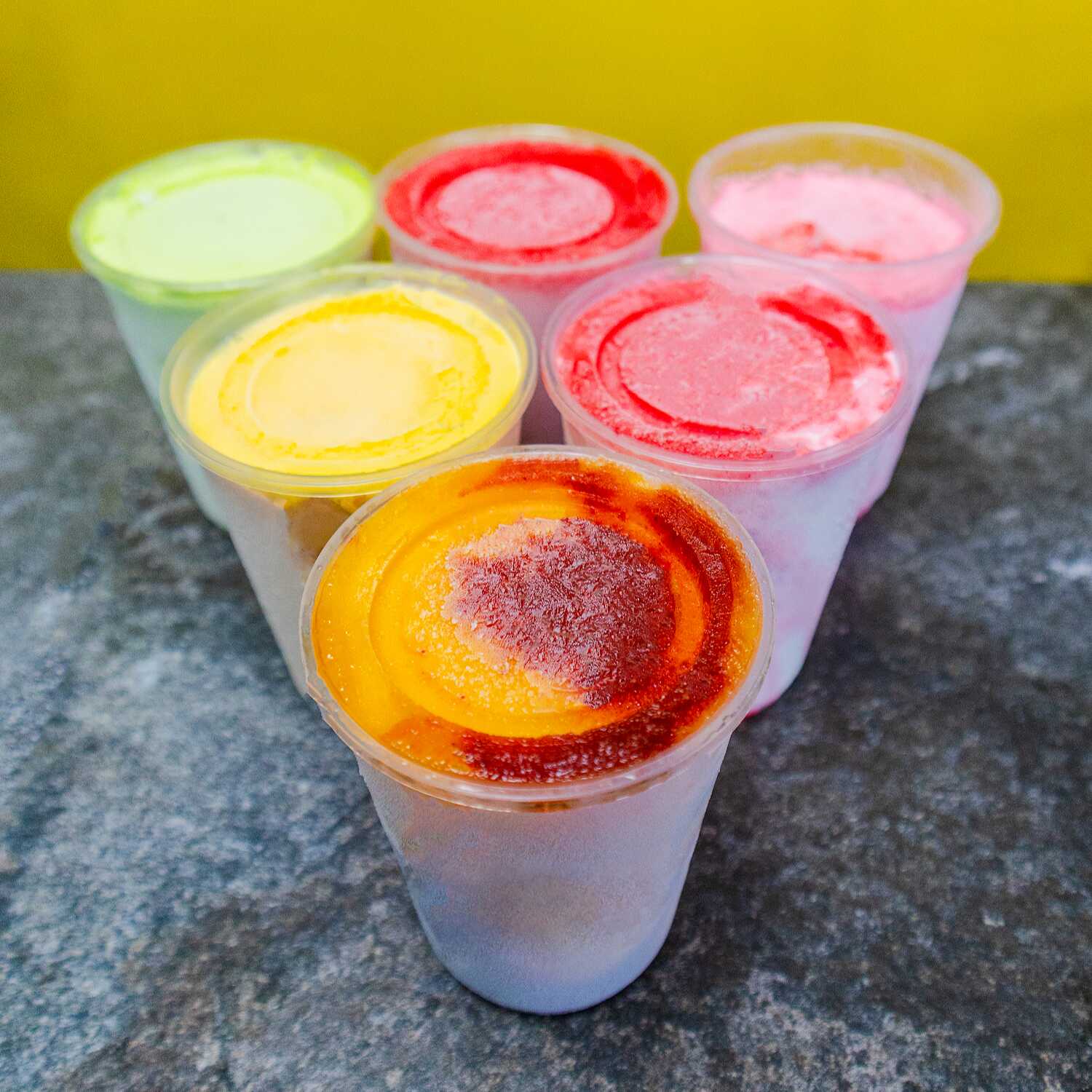 Helado pica fresa