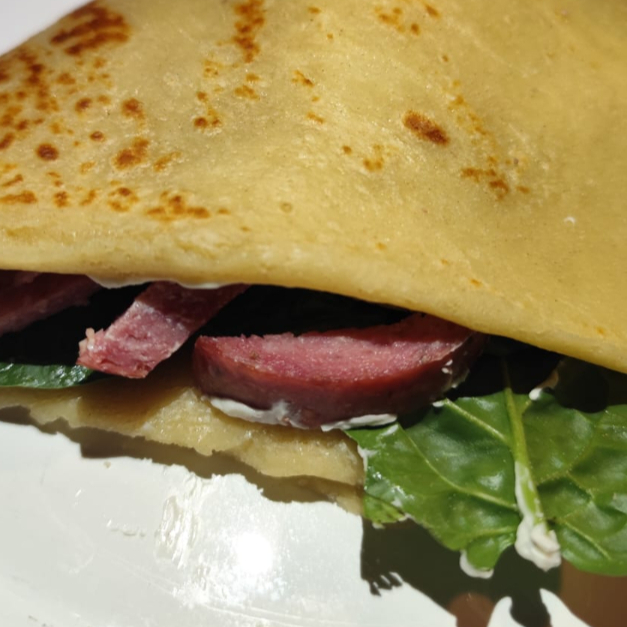 Crepa Salada: 3 ingredientes