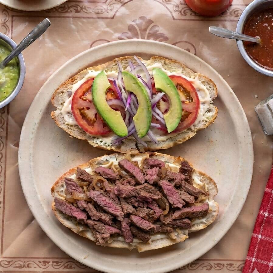 Tortas de Arrachera