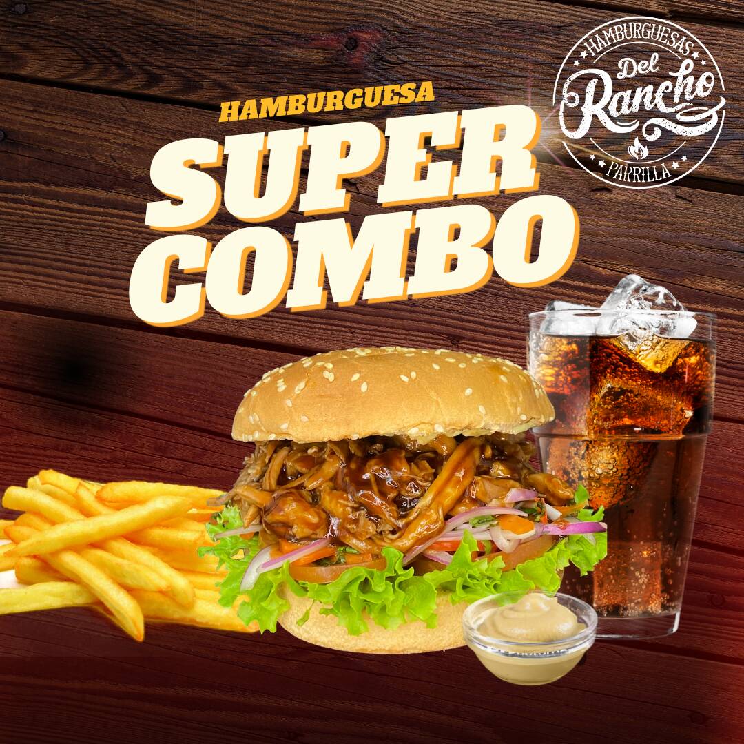 Pulled Pork + Papas + Bedida