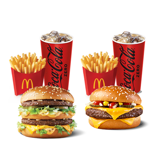 McTrío Big Mac + McTrío Cuarto de Libra
