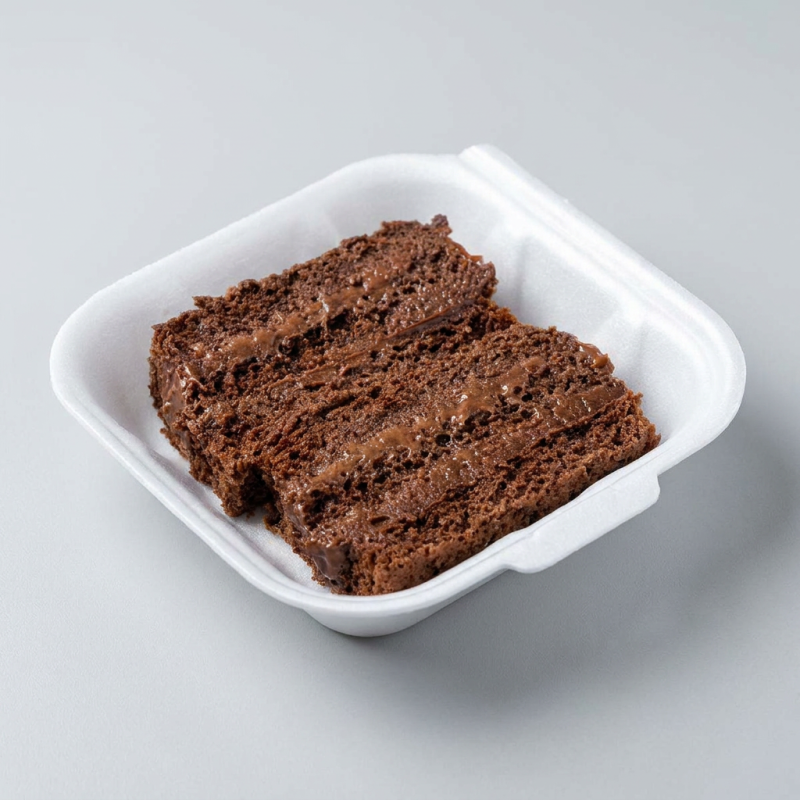 Fatia matilda brigadeiro de panela com trufa de chocolate e calda intensa de chocolate meio amargo