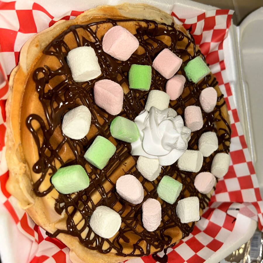 Waffle Bomboncitos de Chocolate